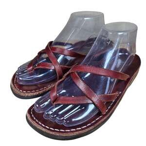 Camel Women's Men's Handmade Jesus Sandal Natural Leather from Holy Land 8.5-9
